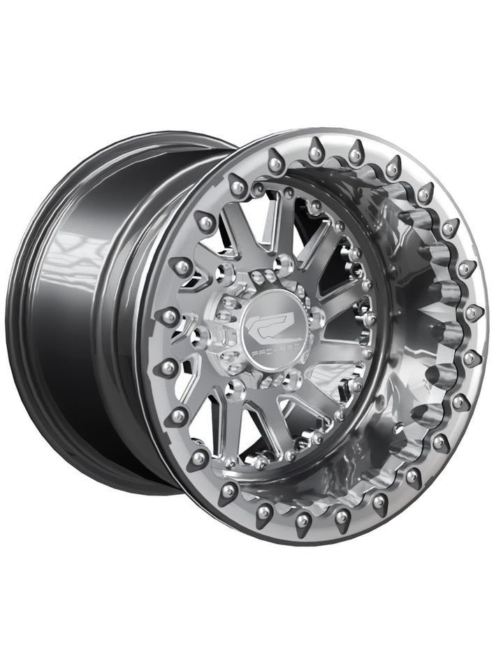 Cyclone - FF Forged Beadlock - Silver Maverick R 6x139.7 - 15x11 | 6X139.7 / Contrast Machined V.1