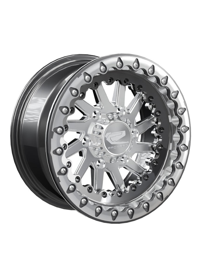 Cyclone - FF Forged Beadlock - Silver Maverick R 6x139.7 - 15x7 | 6X139.7 / Contrast Machined V.1