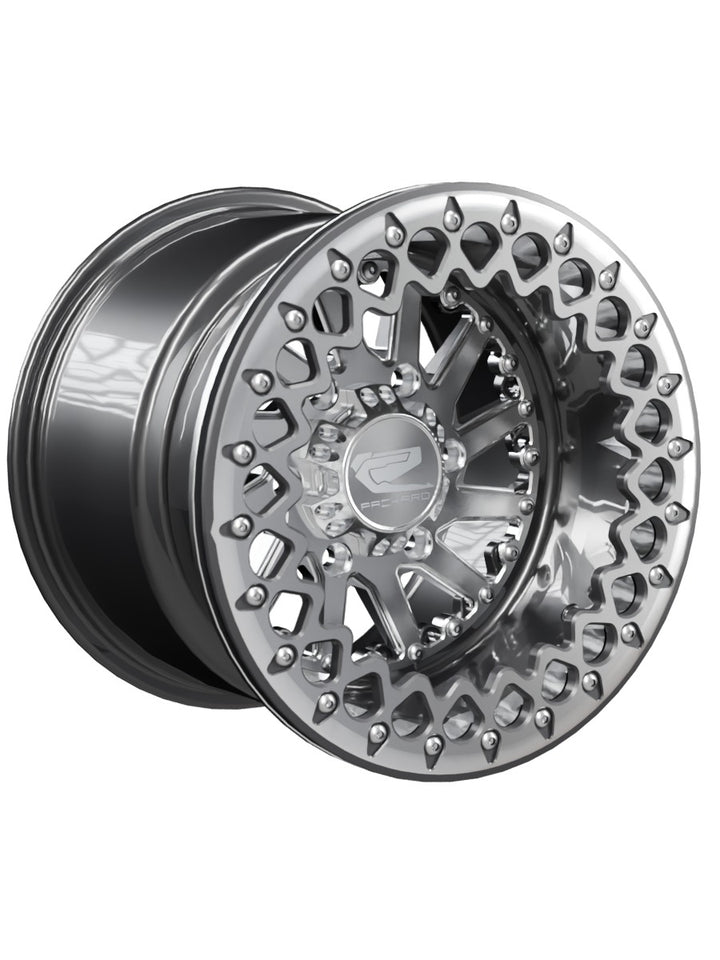 Cyclone - FF Forged Beadlock - Silver Maverick R 6x139.7 - 15x11 | 6X139.7 / Contrast Machined V.2