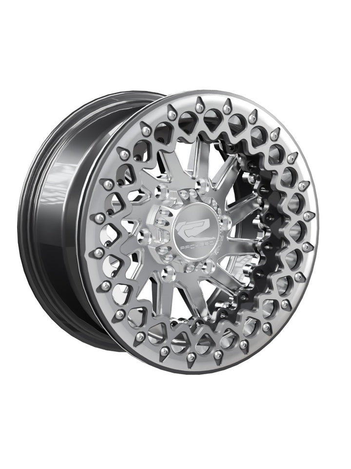 Cyclone - FF Forged Beadlock - Silver Maverick R 6x139.7 - 15x7 | 6X139.7 / Contrast Machined V.2