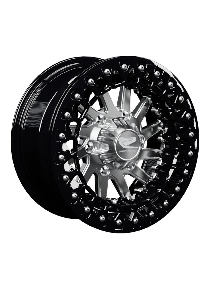 Cyclone - FF Forged Beadlock - Silver Maverick R 6x139.7 - 15x7 | 6X139.7 / Gloss Black V.3 / Spinner cap