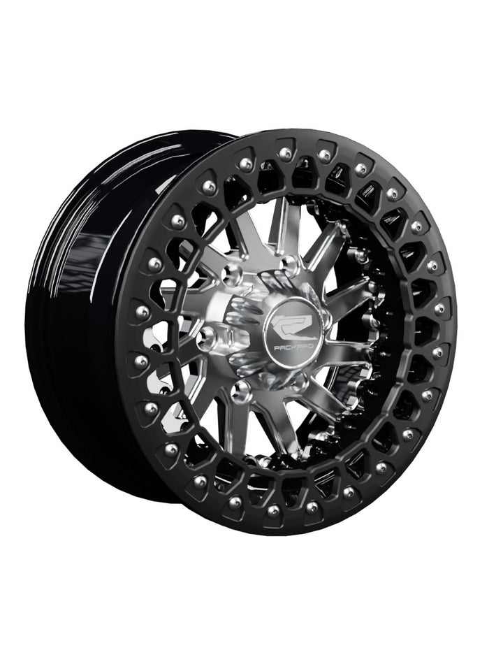 Cyclone - FF Forged Beadlock - Silver Maverick R 6x139.7 - 15x7 | 6X139.7 / Satin Black V.3 / Spinner cap