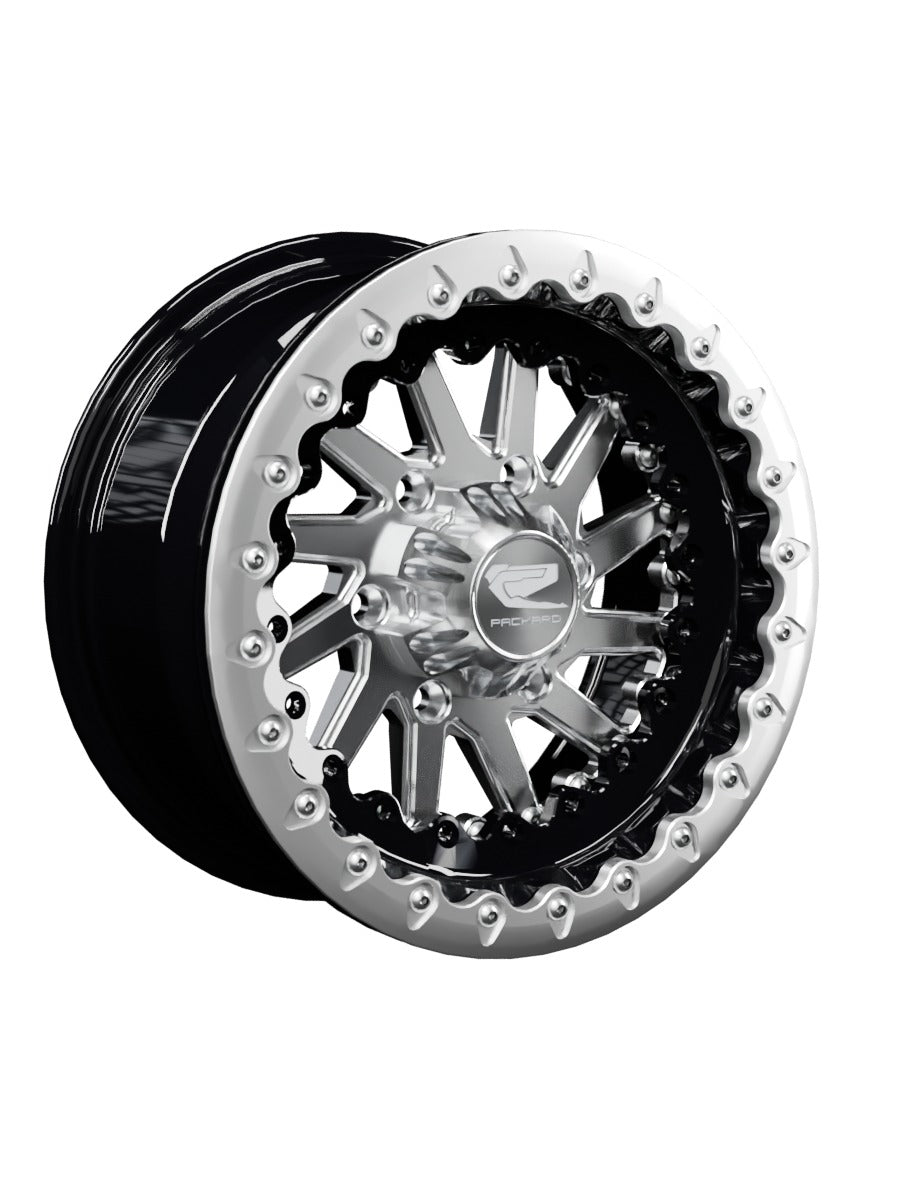 Cyclone - FF Forged Beadlock - Silver Maverick R 6x139.7 - 15x7 | 6X139.7 / Polished V.1 / Spinner cap