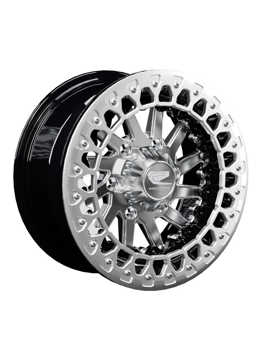 Cyclone - FF Forged Beadlock - Silver Maverick R 6x139.7 - 15x7 | 6X139.7 / Polished V.3 / Spinner cap