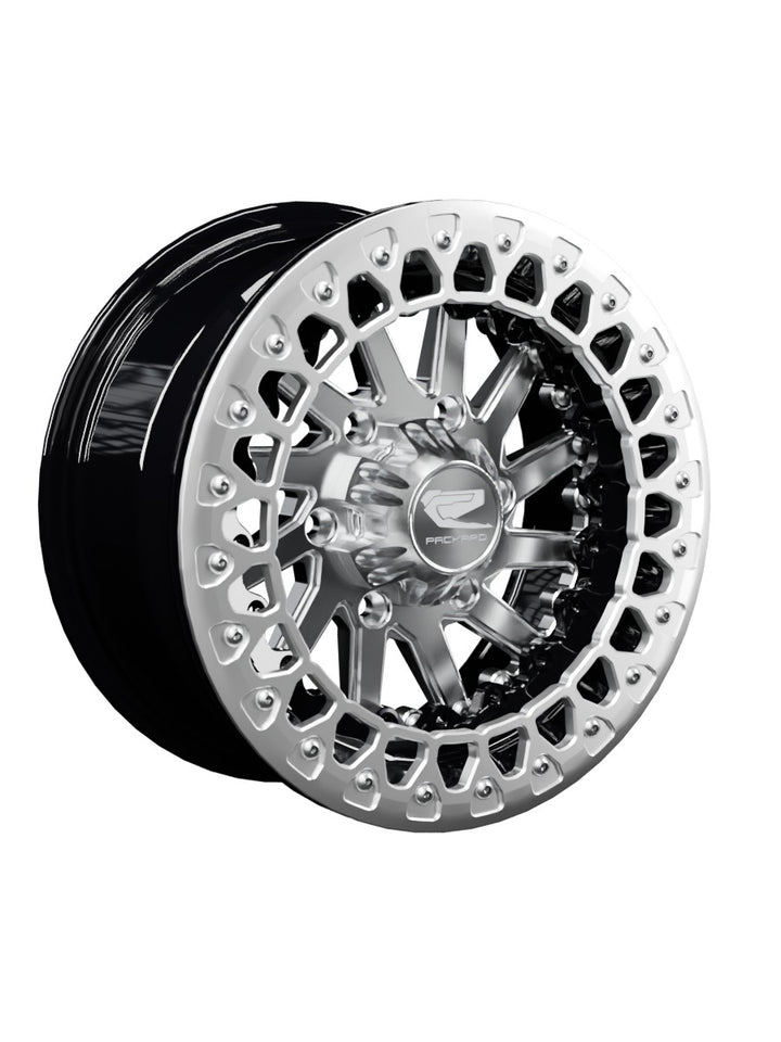 Cyclone - FF Forged Beadlock - Silver Maverick R 6x139.7 - 15x7 | 6X139.7 / Polished V.3 / Spinner cap