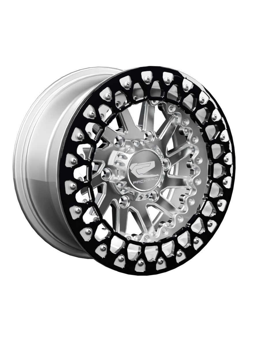Cyclone - FF Forged Polished Beadlock - Silver Maverick R 6x139.7 - 15x7 | 6x139.7 / Contrast Machined V.3