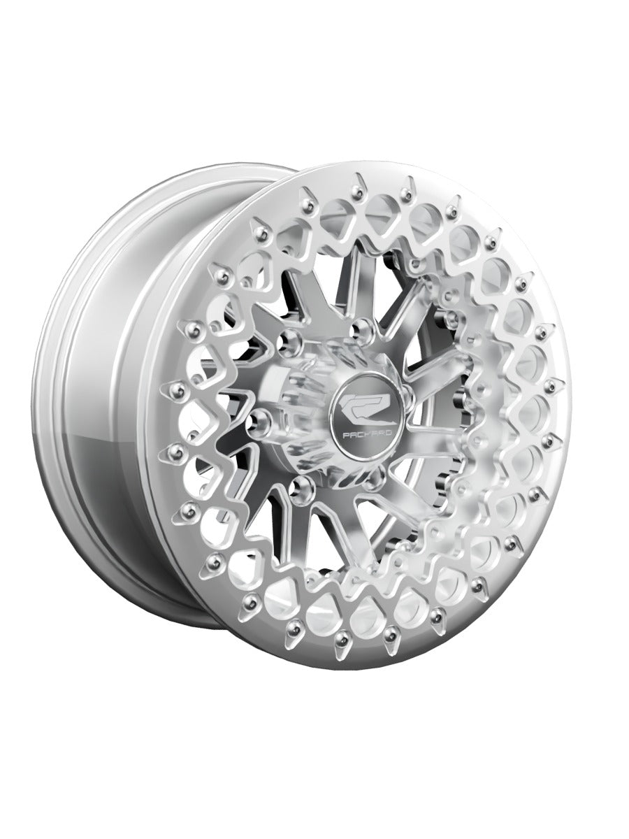 Cyclone - FF Forged Polished Beadlock - Silver Maverick R 6x139.7 - 15x7 | 6x139.7 / Polished V.2 / Spinner cap