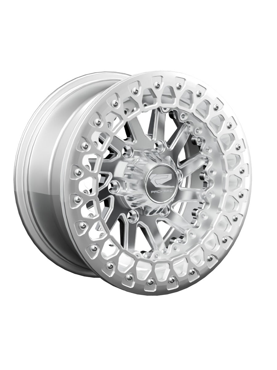 Cyclone - FF Forged Polished Beadlock - Silver Maverick R 6x139.7 - 15x7 | 6x139.7 / Polished V.3 / Spinner cap