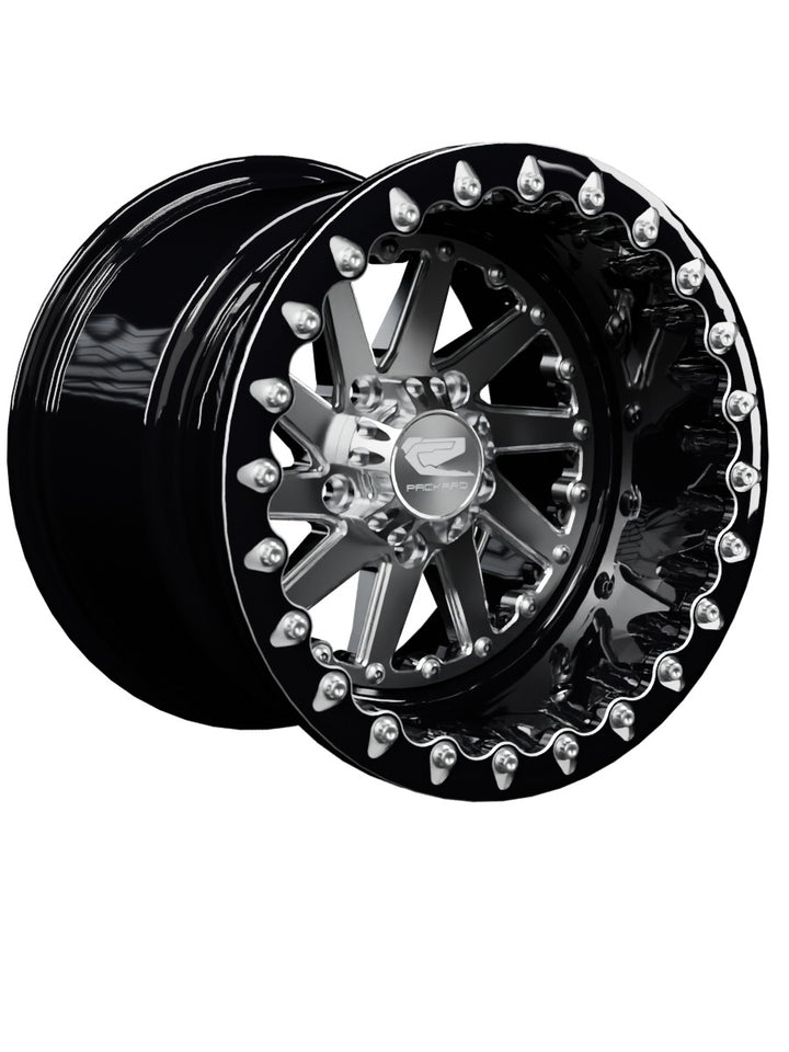 Cyclone - FF Forged Beadlock - Silver RZR Pro R 5x4.5 - 15x11 | 5X4.5 / Contrast Machined V.1
