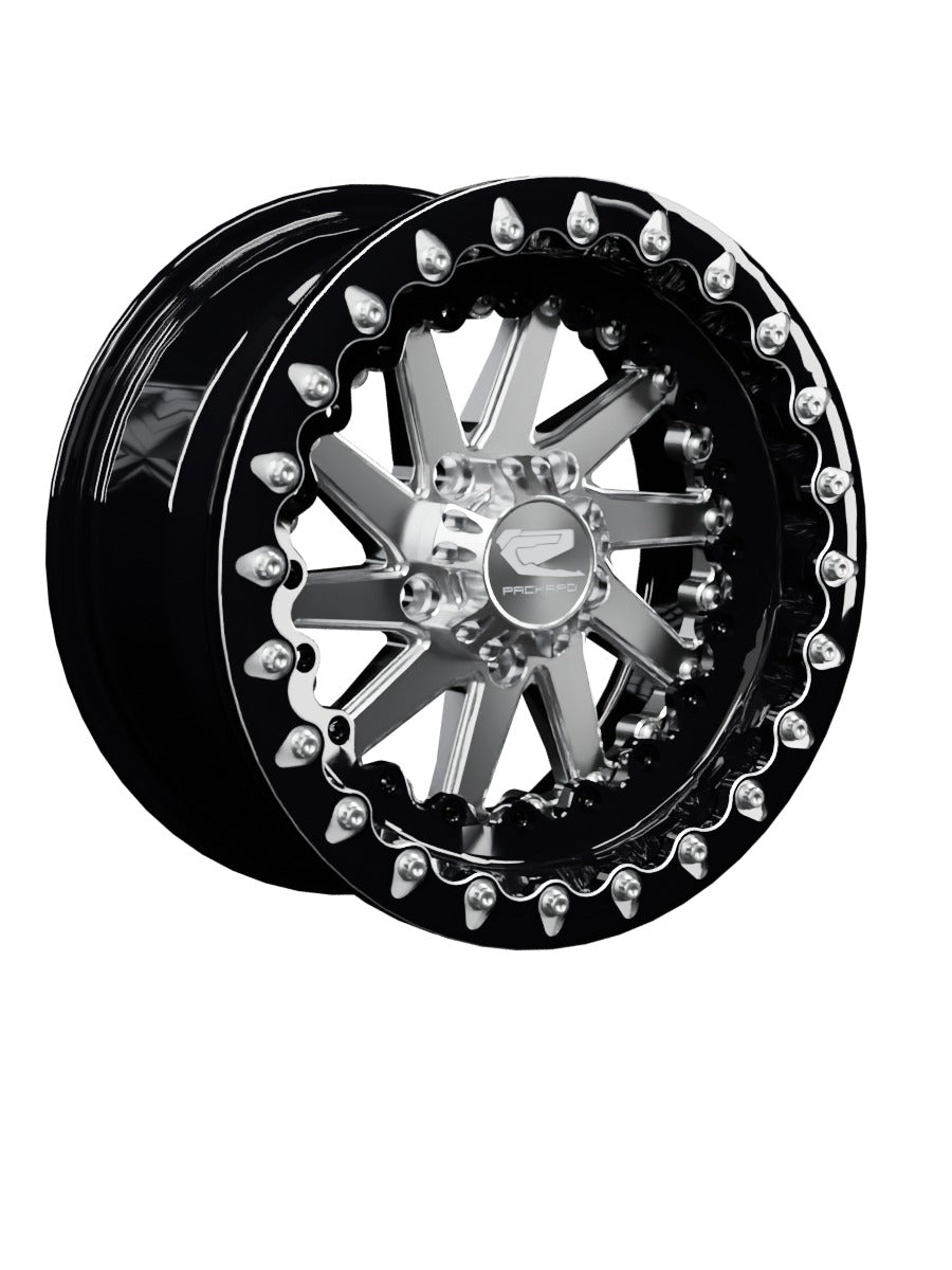 Cyclone - FF Forged Beadlock - Silver RZR Pro R 5x4.5 - 15x7 | 5X4.5 / Contrast Machined V.1