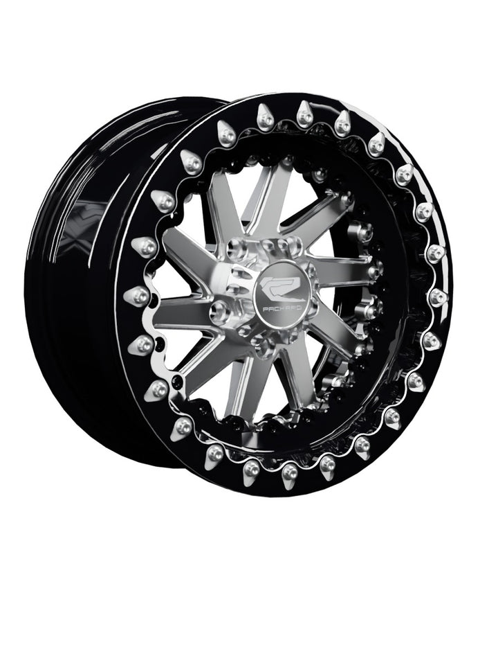 Cyclone - FF Forged Beadlock - Silver RZR Pro R 5x4.5 - 15x7 | 5X4.5 / Contrast Machined V.1