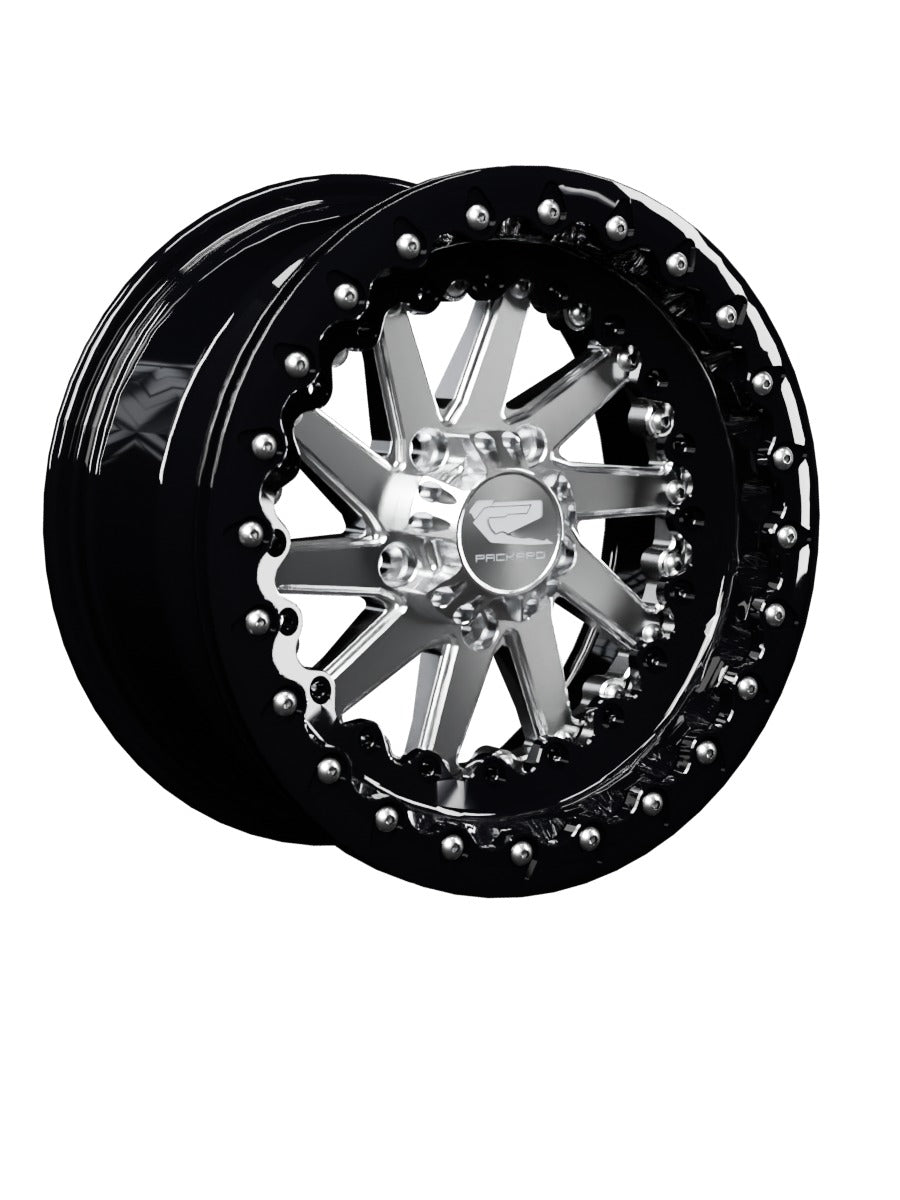 Cyclone - FF Forged Beadlock - Silver RZR Pro R 5x4.5 - 15x7 | 5X4.5 / Gloss Black V.1