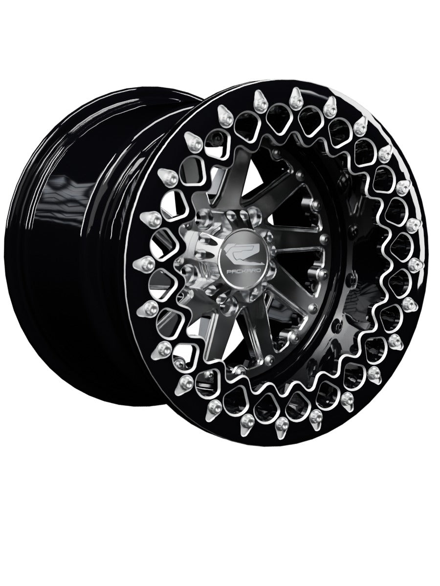 Cyclone - FF Forged Beadlock - Silver RZR Pro R 5x4.5 - 15x11 | 5X4.5 / Contrast Machined V.2