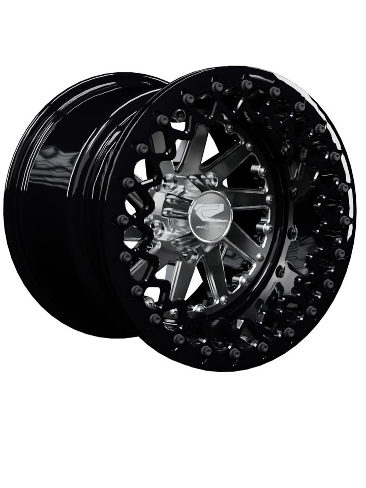 Cyclone - FF Forged Beadlock - Silver RZR Pro R 5x4.5 - 15x11 | 5X4.5 / Gloss Black V.2 / Spinner cap