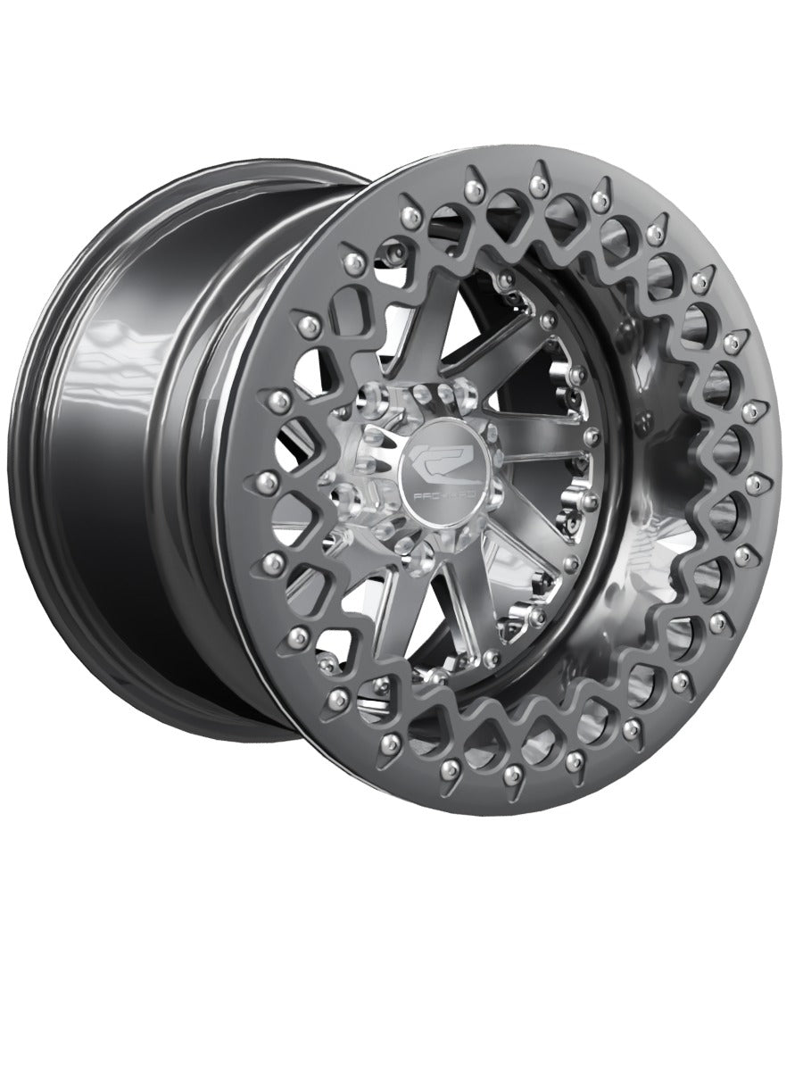 Cyclone - FF Forged Beadlock - Silver RZR Pro R 5x4.5 - 15x11 | 5X4.5 / Satin Black V.2