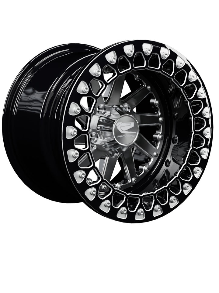 Cyclone - FF Forged Beadlock - Silver RZR Pro R 5x4.5 - 15x11 | 5X4.5 / Contrast Machined V.3 / Spinner cap