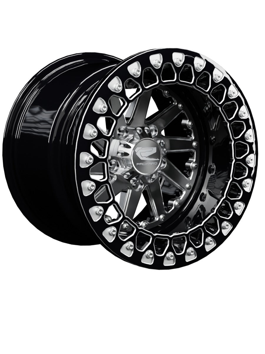 Cyclone - FF Forged Beadlock - Silver RZR Pro R 5x4.5 - 15x11 | 5X4.5 / Contrast Machined V.3