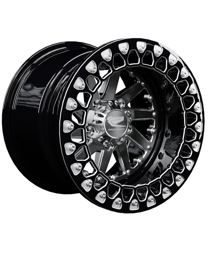 Cyclone - FF Forged Beadlock - Silver RZR Pro R 5x4.5 - 15x11 | 5X4.5 / Contrast Machined V.3