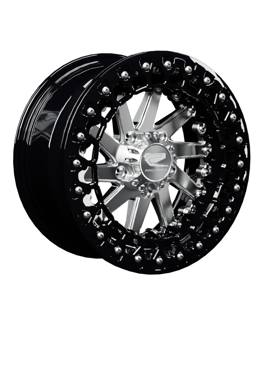 Cyclone - FF Forged Beadlock - Silver RZR Pro R 5x4.5 - 15x7 | 5X4.5 / Gloss Black V.3