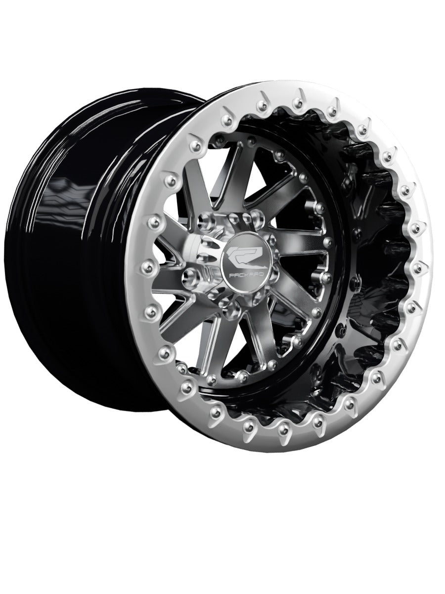 Cyclone - FF Forged Beadlock - Silver RZR Pro R 5x4.5 - 15x11 | 5X4.5 / Polished V.1