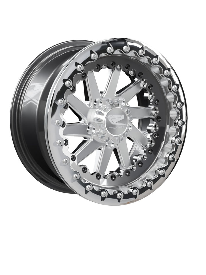 Cyclone - FF Forged Beadlock - Silver RZR Pro R 5x4.5 - 15x7 | 5X4.5 / Polished V.1