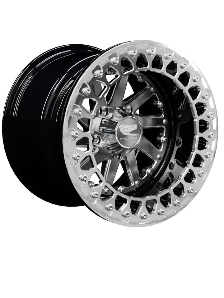 Cyclone - FF Forged Beadlock - Silver RZR Pro R 5x4.5 - 15x11 | 5X4.5 / Polished V.3 / Spinner cap