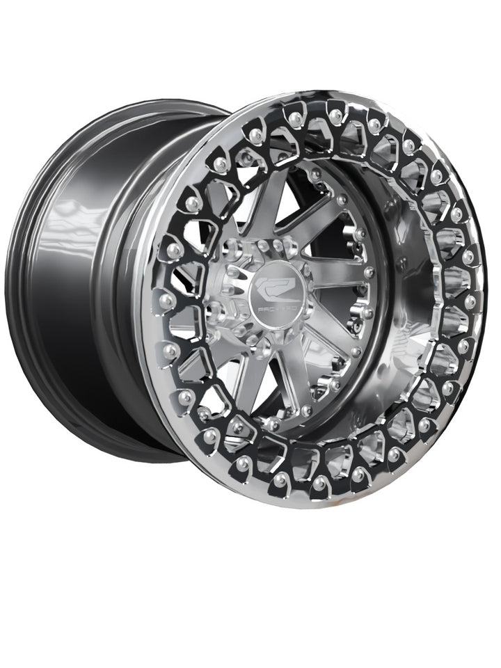 Cyclone - FF Forged Beadlock - Silver RZR Pro R 5x4.5 - 15x11 | 5X4.5 / Polished V.3