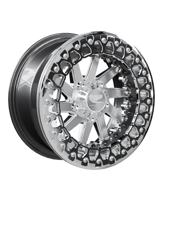 Cyclone - FF Forged Beadlock - Silver RZR Pro R 5x4.5 - 15x7 | 5X4.5 / Polished V.3
