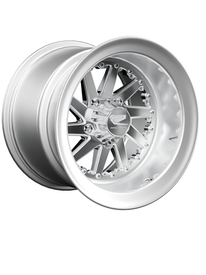 Cyclone - FF Forged Polished - Silver RZR Pro R 5x4.5 - 15x11 | 5x4.5 / Spinner cap