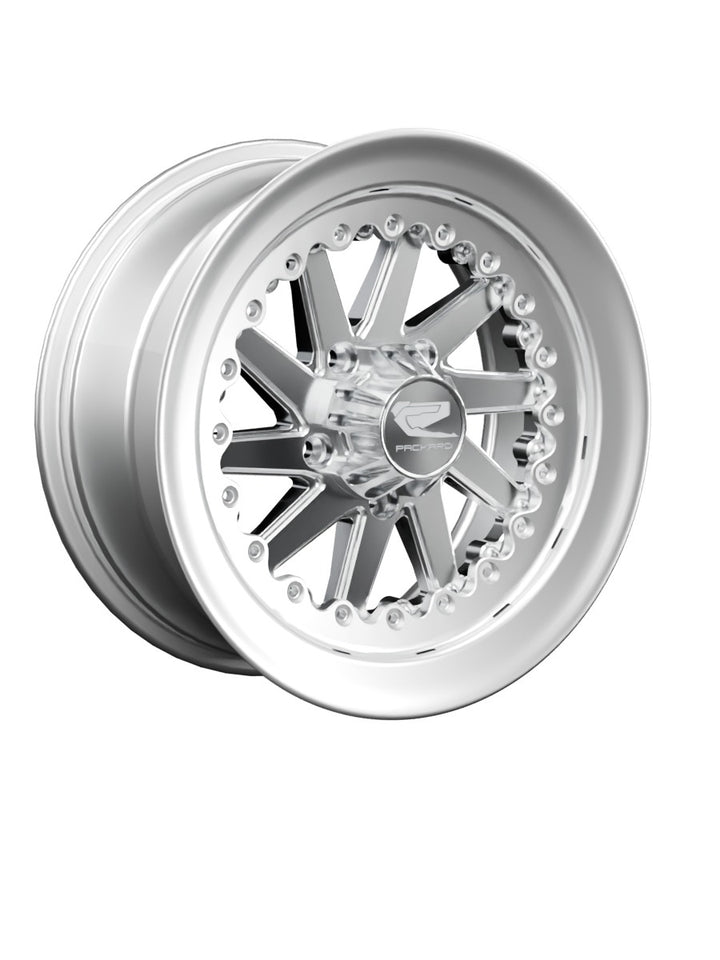 Cyclone - FF Forged Polished - Silver RZR Pro R 5x4.5 - 15x7 | 5x4.5 / Spinner cap