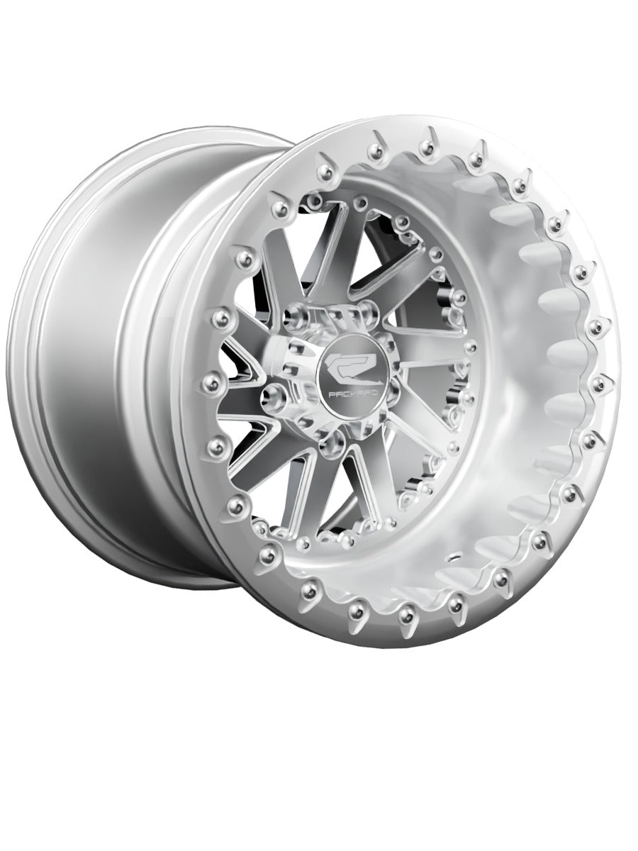 Cyclone - FF Forged Polished Beadlock - Silver RZR Pro R 5x4.5 - 15x11 | 5x4.5 / Polished V.1