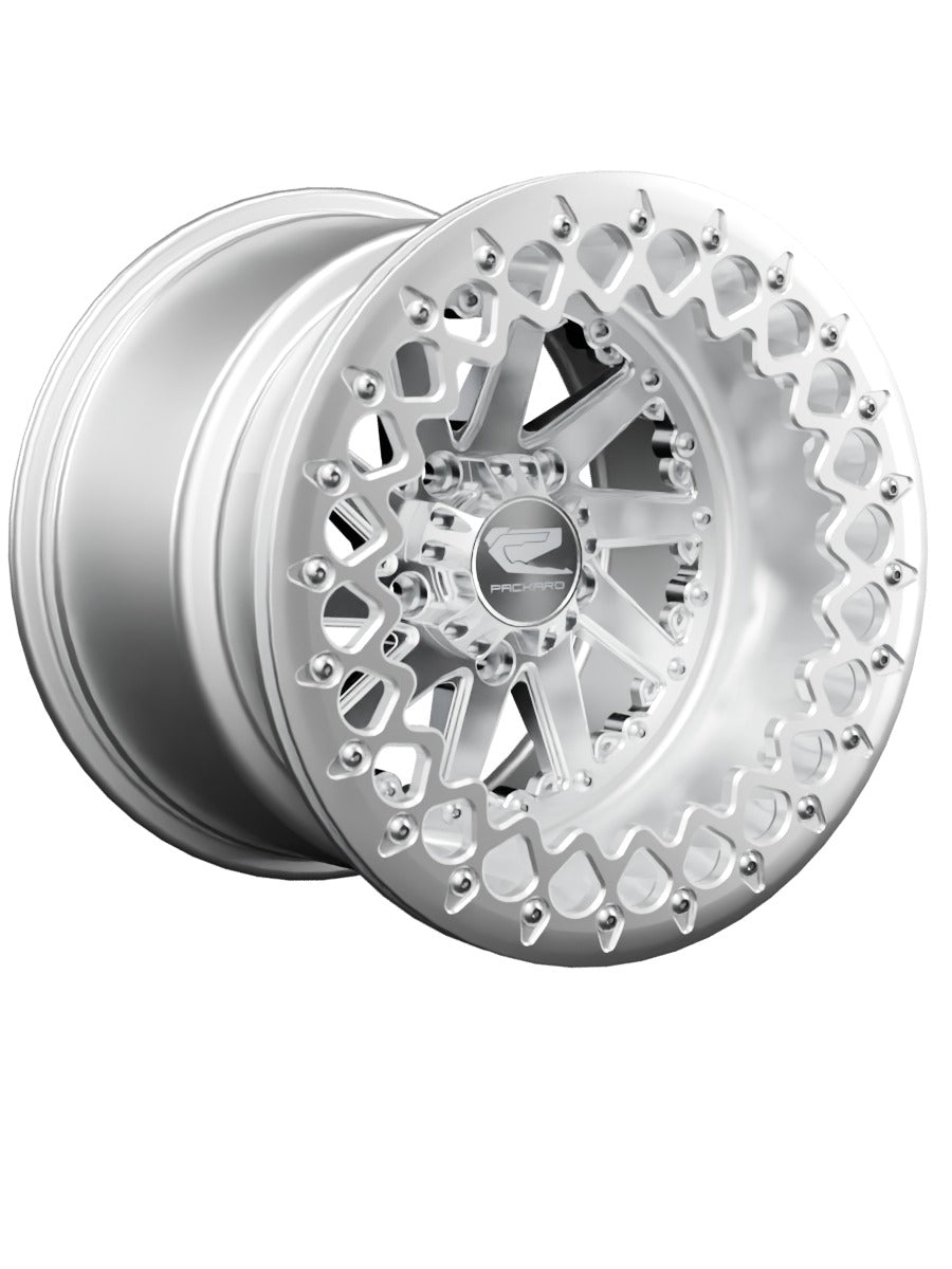 Cyclone - FF Forged Polished Beadlock - Silver RZR Pro R 5x4.5 - 15x11 | 5x4.5 / Polished V.2