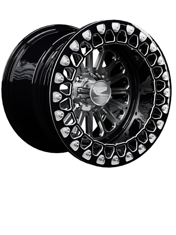 Element - FF Forged Beadlock - Silver 4x110 - 15x11 | 4x110 / Contrast Machined V.2 / Yes