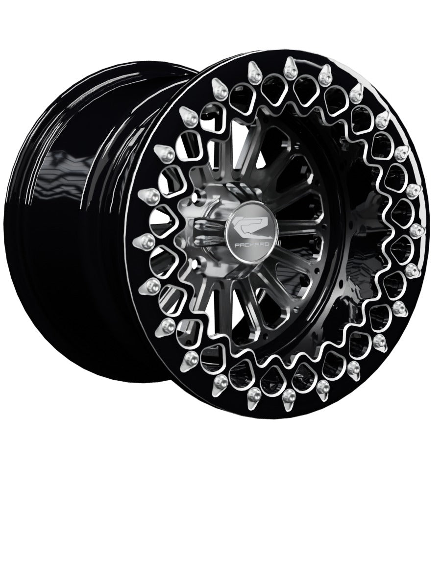 Element - FF Forged Beadlock - Silver 4x110 - 15x11 | 4x110 / Contrast Machined V.3 / Yes