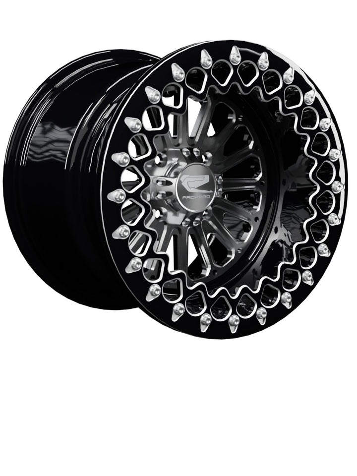 Element - FF Forged Beadlock - Silver 4x110 - 15x11 | 4x110 / Contrast Machined V.3 / No