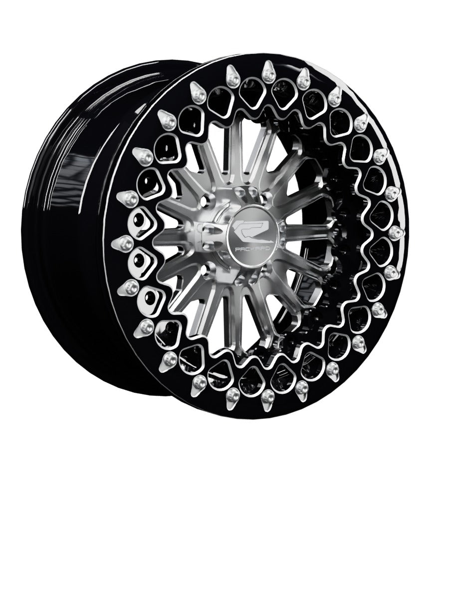 Element - FF Forged Beadlock - Silver 4x110 - 15x7 | 4x110 / Contrast Machined V.3 / No