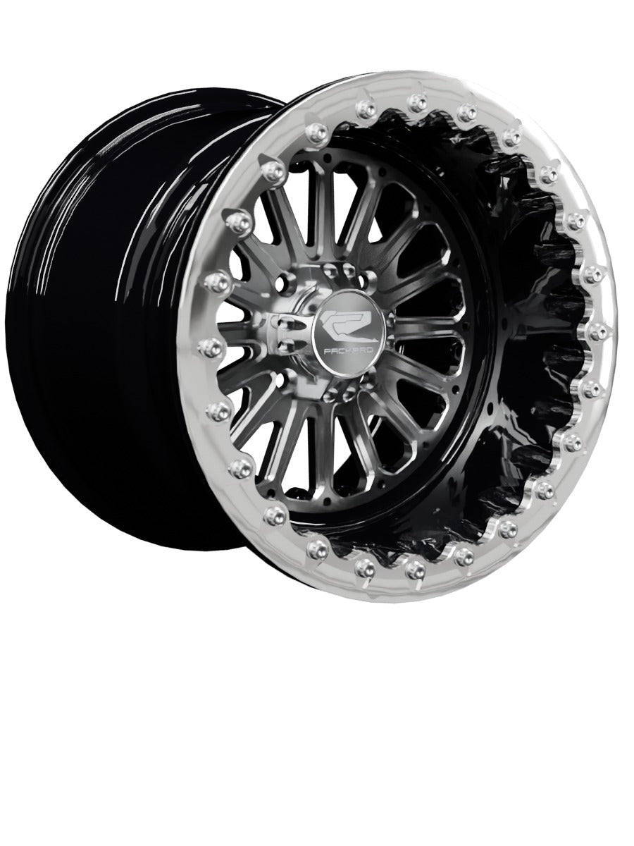 Element - FF Forged Beadlock - Silver 4x110 - 15x11 | 4x110 / Polished V.1 / No