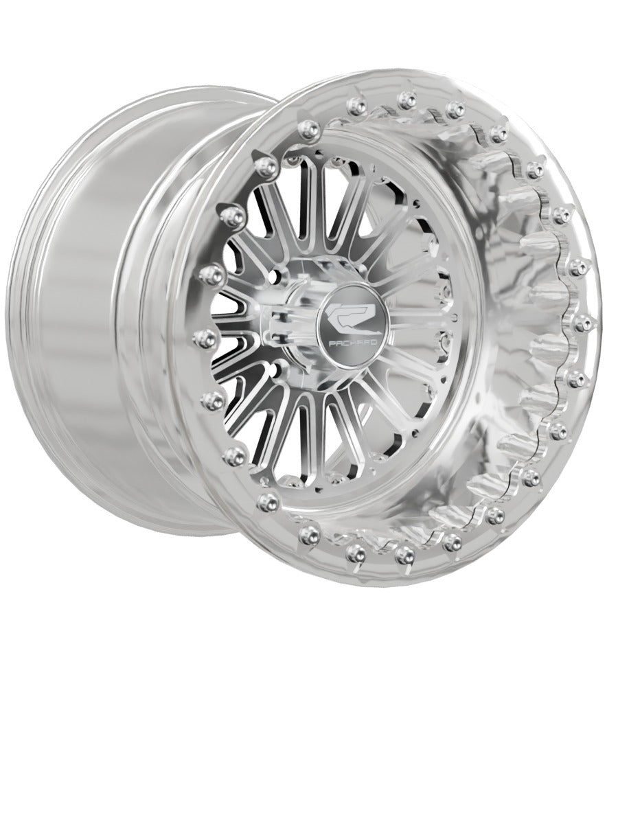 Element - FF Forged Polished Beadlock - Silver 4x110 - 15x11 | 4x110 / Polished V.1 / Yes