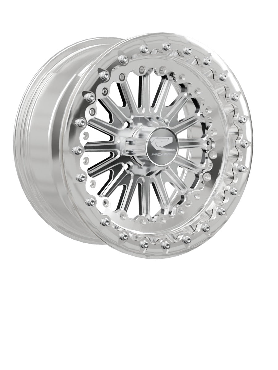 Element - FF Forged Polished Beadlock - Silver 4x110 - 15x7 | 4x110 / Polished V.1 / Yes