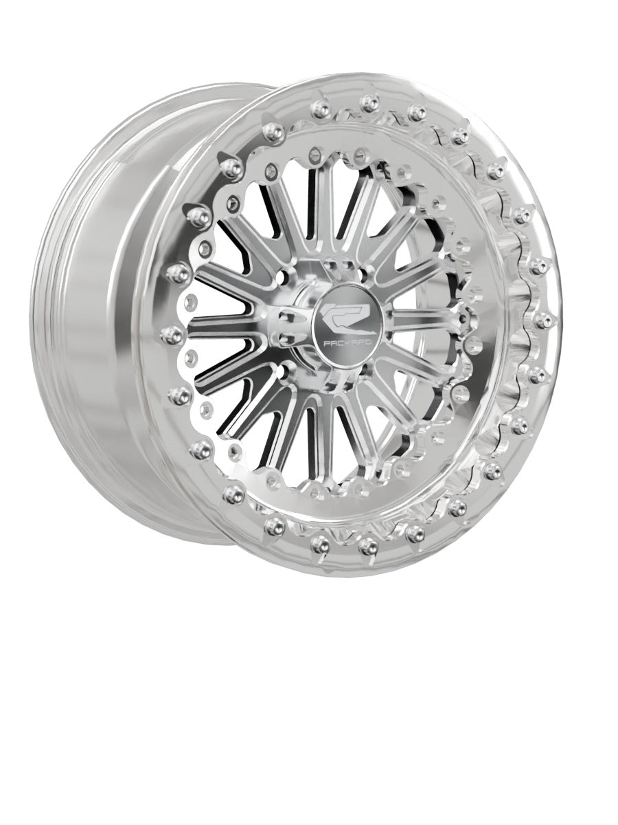 Element - FF Forged Polished Beadlock - Silver 4x110 - 15x7 | 4x110 / Polished V.1 / No