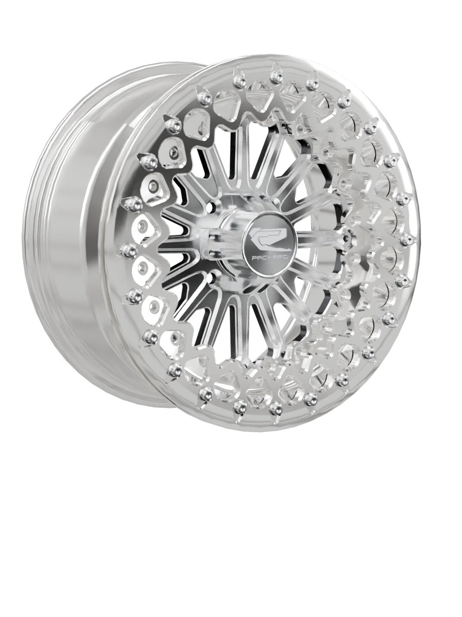 Element - FF Forged Polished Beadlock - Silver 4x110 - 15x7 | 4x110 / Polished V.3 / Yes