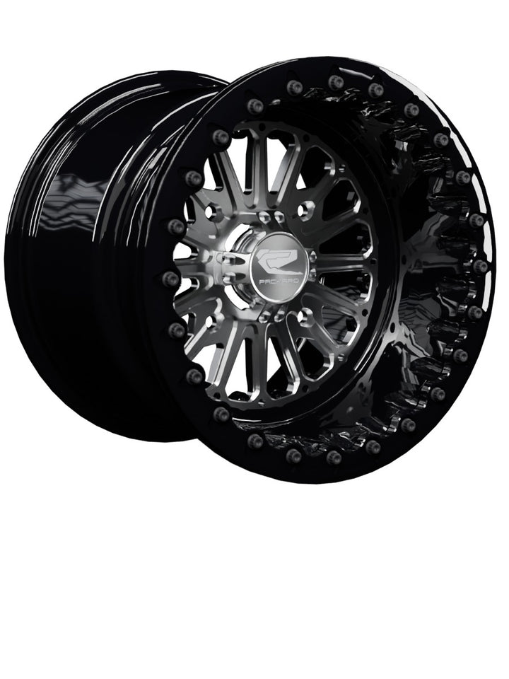 Element - FF Forged Beadlock - Silver - 15x11 | 4x156 / Gloss Black V.1 / No