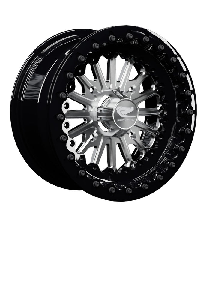 Element - FF Forged Beadlock - Silver - 15x7 | 4x156 / Gloss Black V.1 / Yes
