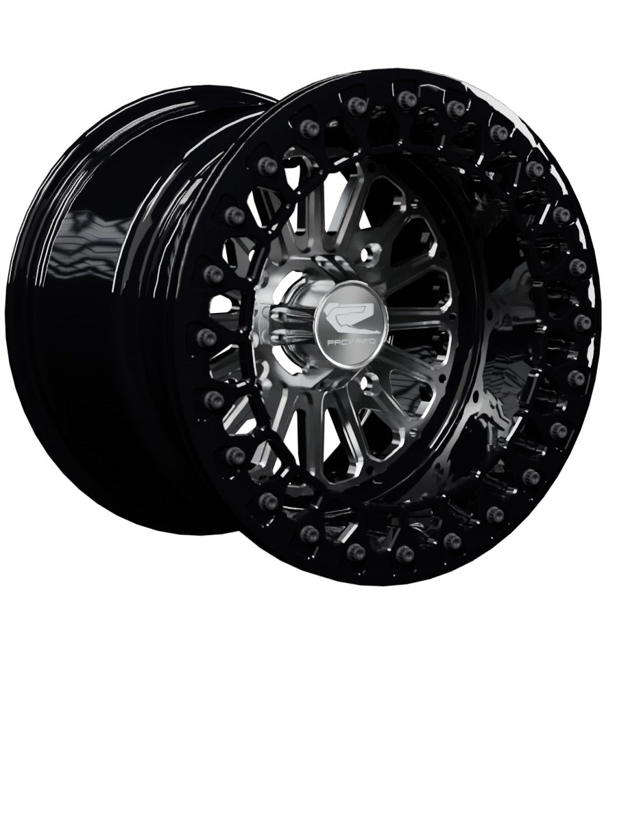 Element - FF Forged Beadlock - Silver - 15x11 | 4x156 / Gloss Black V.2 / Yes
