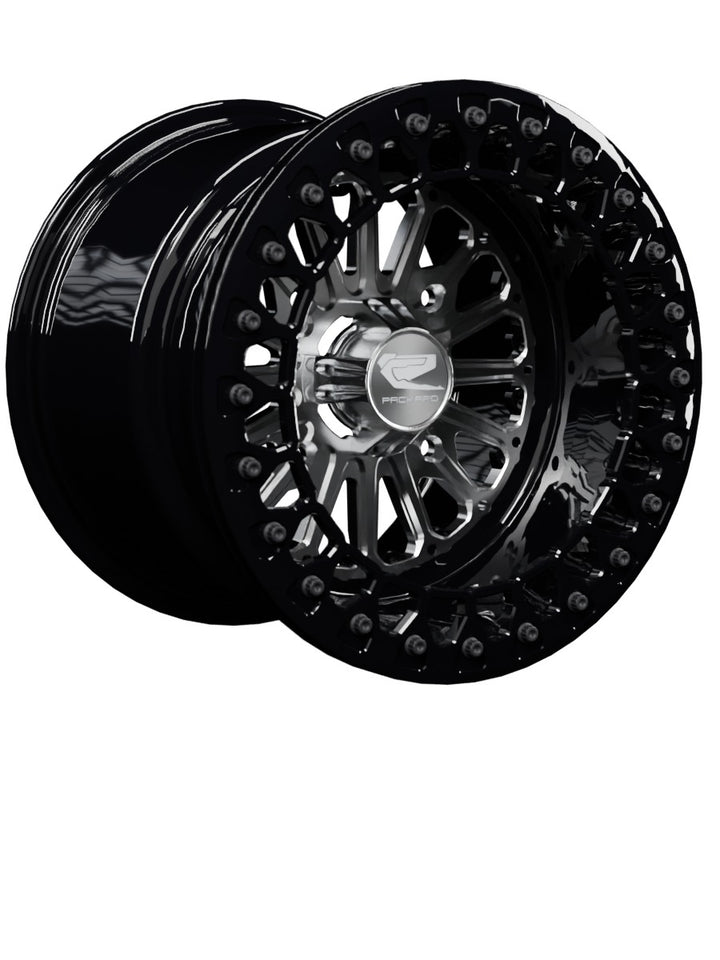 Element - FF Forged Beadlock - Silver - 15x11 | 4x156 / Gloss Black V.2 / Yes