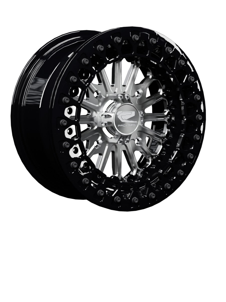 Element - FF Forged Beadlock - Silver - 15x7 | 4x156 / Gloss Black V.2 / No