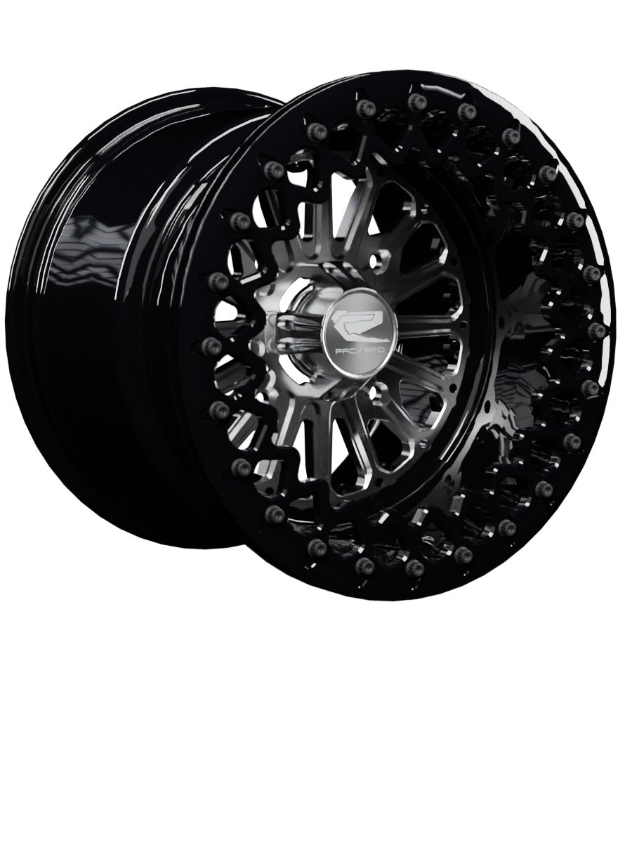 Element - FF Forged Beadlock - Silver - 15x11 | 4x156 / Gloss Black V.3 / Yes