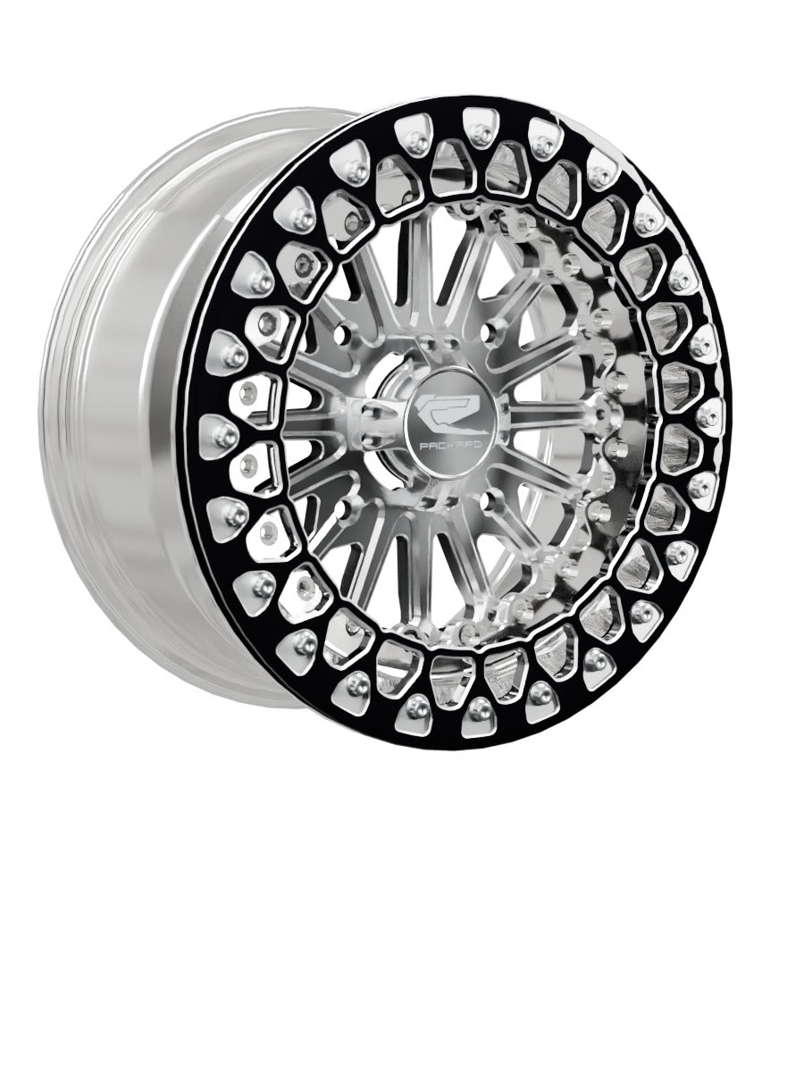 Element - FF Forged Polished Beadlock - Silver - 15x7 | 4x156 / Contrast Machined V.2 / No