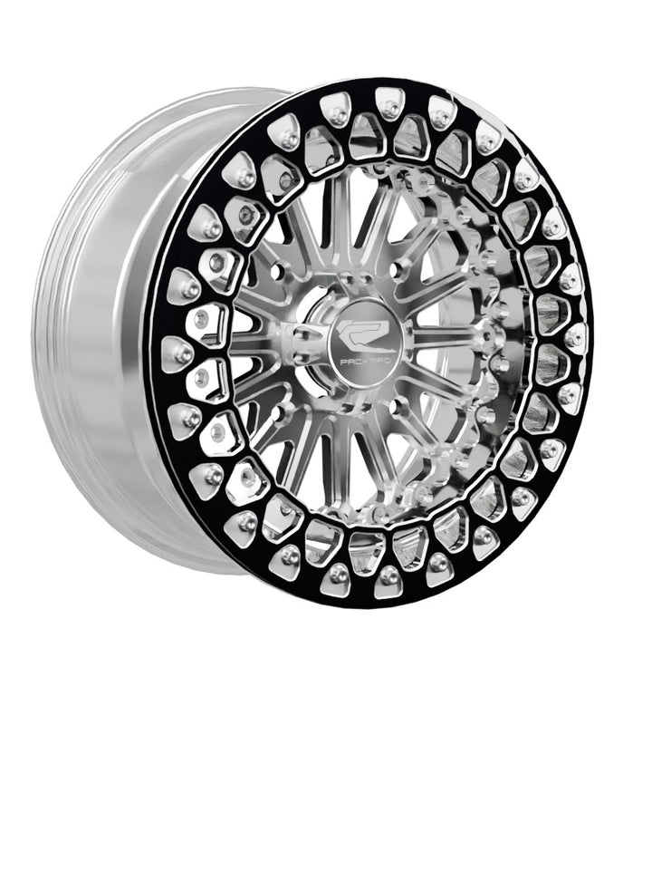 Element - FF Forged Polished Beadlock - Silver - 15x7 | 4x156 / Contrast Machined V.2 / No