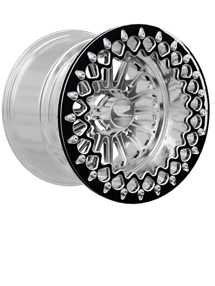 Element - FF Forged Polished Beadlock - Silver - 15x11 | 4x156 / Contrast Machined V.3 / Yes